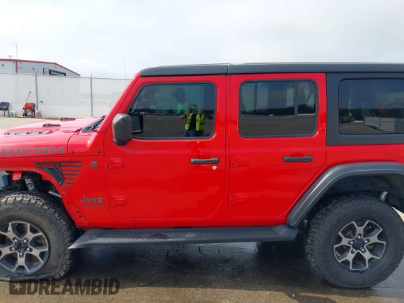 2018 Jeep Wrangler Unlimited Rubicon с VIN 1C4HJXFG6JW177115, выставлен на аукционе IAAI как лот 42357142 с пробегом 66 257 миль миль и . История ставок и продаж доступна на DreamBid. Изображение 14.