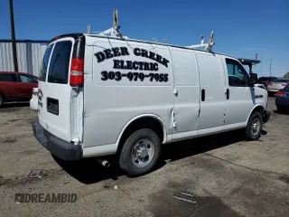 2012 Chevrolet Express Cargo z VIN 1GCWGFCA1C1193688, wystawiony jako Copart lot #54392185 z przebiegiem 133 617 mil mil oraz Szkoda całkowita • Salvage title. Historia ofert i sprzedaży dostępna na DreamBid. Obrazek 3.