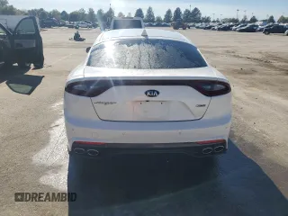 2019 Kia Stinger with VIN KNAE15LA5K6051365, listed as a Copart auction lot 74068034 with 106,590 mi miles and Salvage Title. Bid and sale history available at carsss.com. Image 6.