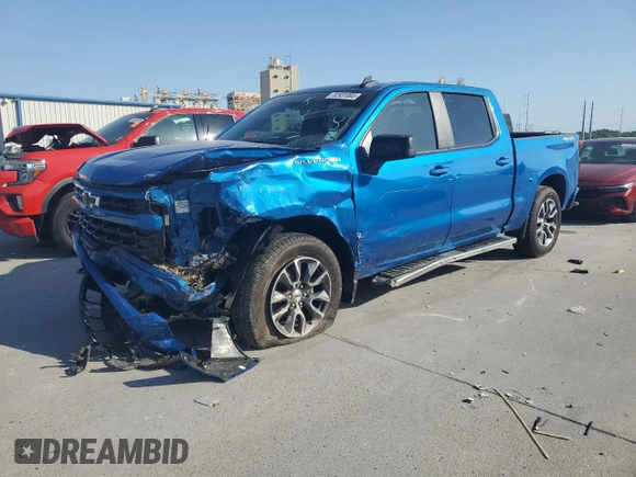 2024 Chevrolet Silverado 1500 RST with VIN 1GCUDEE8XRZ208610, listed as a Copart auction lot 52831005 with 0 mi miles and Salvage Title. Bid and sale history available at carsss.com. Image 1.