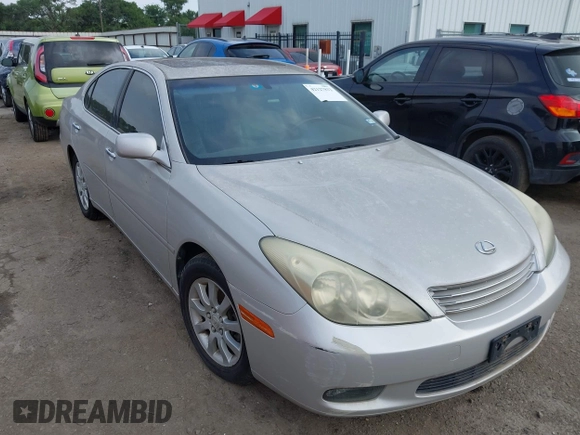2004 Lexus ES 330 with VIN JTHBA30G445008940, listed as a IAAI auction lot 42127832 with 158,915 mi miles. Bid and sale history available at carsss.com. Image 1.
