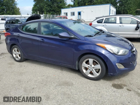 2013 Hyundai Elantra GLS with VIN 5NPDH4AE7DH441418, listed as a Copart auction lot 64474495 with 201,244 mi miles and Clean title. Bid and sale history available at DreamBid. Image 4.