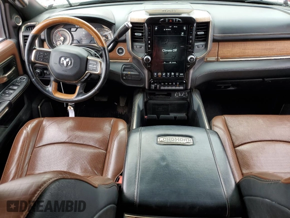 2020 Ram 2500 Laramie Longhorn with VIN 3C6UR5GL5LG226868, listed as a Copart auction lot 70624324 with 140,861 mi miles and Salvage title. Bid and sale history available at DreamBid. Image 8.
