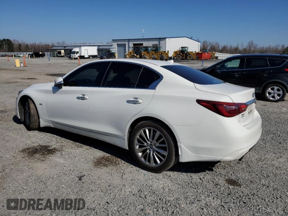 2019 Infiniti Q50 3.0t LUXE with VIN JN1EV7AP2KM518167, listed as a Copart auction lot 48712525 with 110,481 mi miles and Salvage Title. Bid and sale history available at carsss.com. Image 2.