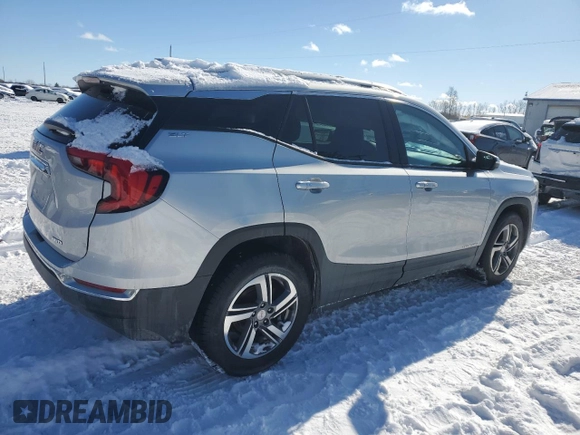 2019 GMC Terrain SLT with VIN 3GKALVEV1KL202501, listed as a Copart auction lot 45645415 with 122,550 mi miles and Clean Title. Bid and sale history available at carsss.com. Image 3.