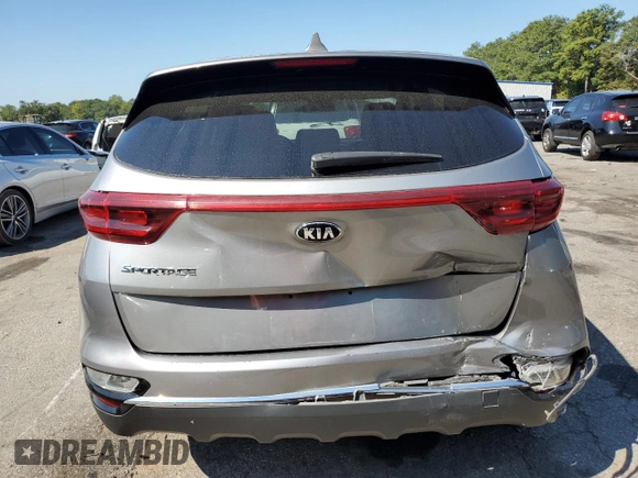 2021 Kia Sportage LX with VIN KNDPM3AC8M7863851, listed as a Copart auction lot 78865244 with 89,234 mi miles and Salvage Title. Bid and sale history available at carsss.com. Image 6.