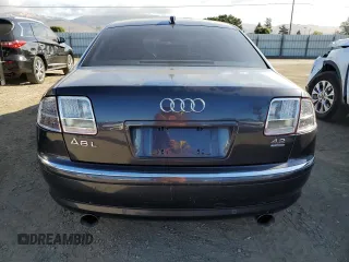 2004 Audi A8 L with VIN WAUML44E24N006328, listed as a Copart auction lot 78451494 with 181,619 mi miles and Salvage Title. Bid and sale history available at carsss.com. Image 6.