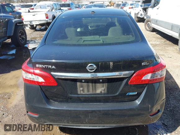 2013 Nissan Sentra SV with VIN 3N1AB7APXDL627173, listed as a IAAI auction lot 41653166 with 134,597 mi miles. Bid and sale history available at carsss.com. Image 16.