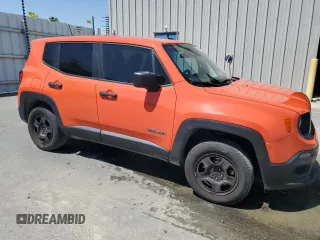 2018 Jeep Renegade Sport with VIN ZACCJBAB4JPH97693, listed as a Copart auction lot 55336235 with 115,268 mi miles and Clean title. Bid and sale history available at DreamBid. Image 4.