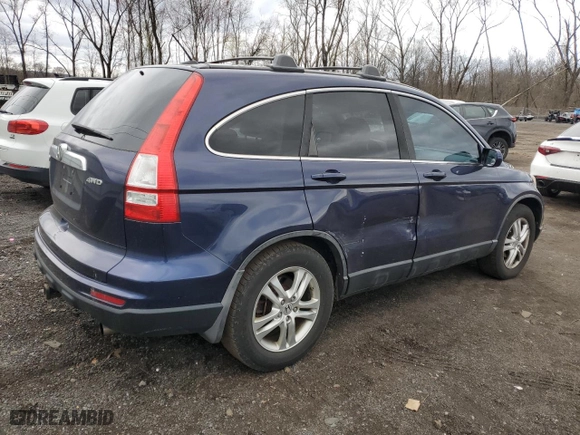 2011 Honda CR-V EX-L with VIN 5J6RE4H78BL118939, listed as a Copart auction lot 53093795 with 193,364 mi miles and Salvage Title. Bid and sale history available at carsss.com. Image 3.