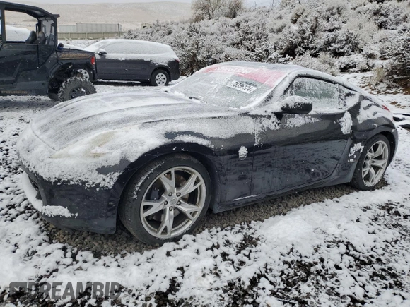 2009 Nissan 370Z Touring with VIN JN1AZ44E69M408664, listed as a Copart auction lot 78356124 with 177,853 mi miles and Salvage Title. Bid and sale history available at carsss.com. Image 1.
