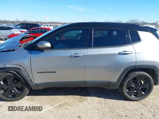 2018 Jeep Compass Latitude with VIN 3C4NJCBB6JT407702, listed as a IAAI auction lot 41204505 with 38,073 mi miles. Bid and sale history available at carsss.com. Image 14.