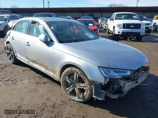2018 Audi A4 Premium Plus with VIN WAUENAF44JA072366, listed as a IAAI auction lot 41602579 with 1 mi miles. Bid and sale history available at carsss.com. Image 1.