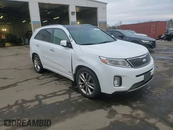 2014 Kia Sorento SX Limited z VIN 5XYKWDA79EG451665, wystawiony jako Copart lot #45566955 z przebiegiem 116 993 mil mil oraz Szkoda całkowita • Salvage title. Historia ofert i sprzedaży dostępna na DreamBid. Obrazek 14.