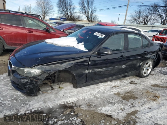 2015 BMW 3 Series 320i xDrive with VIN WBA3C3C55FP664966, listed as a Copart auction lot 42120995 with 155,203 mi miles and Salvage Title. Bid and sale history available at carsss.com. Image 1.