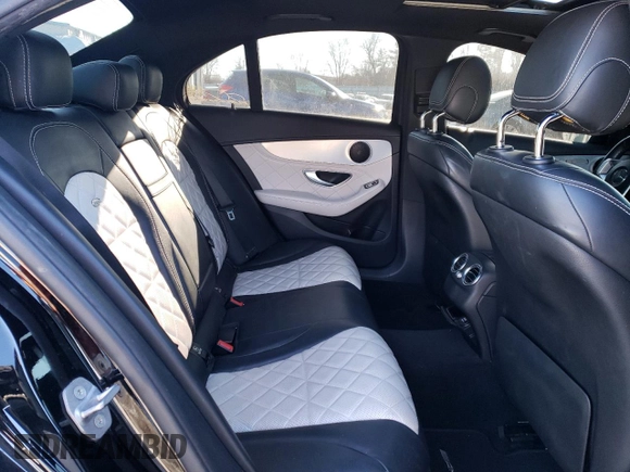 2018 Mercedes-Benz C 43 AMG with VIN 55SWF6EB6JU254173, listed as a Copart auction lot 87449364 with 130,860 mi miles and Salvage Title. Bid and sale history available at carsss.com. Image 10.