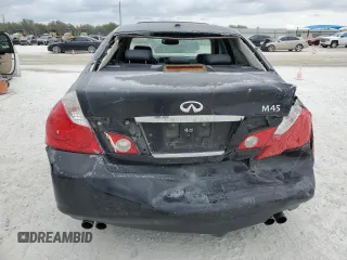 2006 Infiniti M45 Sport with VIN JNKBY01E56M208418, listed as a Copart auction lot 41573005 with 269,476 mi miles and Salvage Title. Bid and sale history available at carsss.com. Image 6.