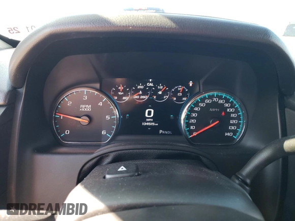 2017 GMC Yukon Denali with VIN 1GKS1CKJ5HR363368, listed as a Copart auction lot 46167715 with 134,515 mi miles and Salvage Title. Bid and sale history available at carsss.com. Image 9.