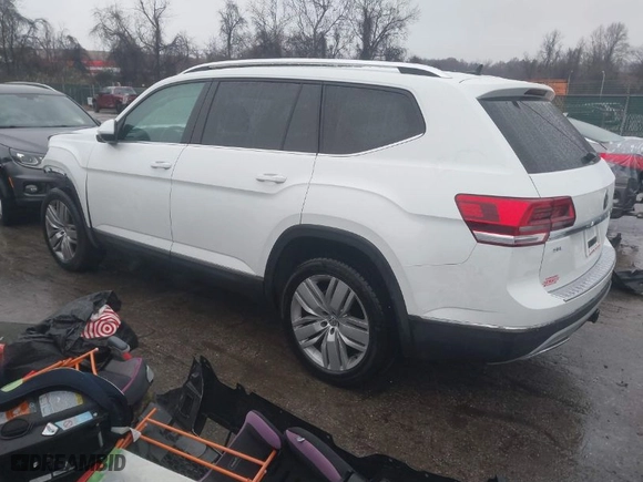 2019 Volkswagen Atlas 3.6L V6 SEL with VIN 1V2ER2CAXKC544274, listed as a IAAI auction lot 41112216 with 88,052 mi miles. Bid and sale history available at carsss.com. Image 3.