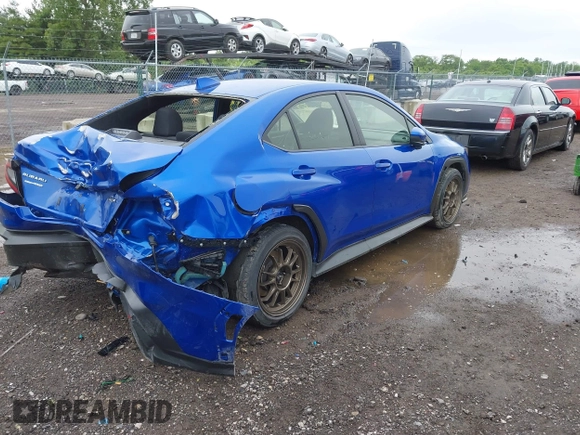 2023 Subaru WRX with VIN JF1VBAA60P9805839, listed as a IAAI auction lot 42365873 with 22,292 mi miles and . Bid and sale history available at DreamBid. Image 4.