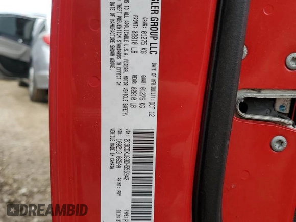 2013 Dodge Charger SXT z VIN 2C3CDXJG3DH555942, wystawiony jako Copart lot #72277534 z przebiegiem 163 941 mil mil oraz Szkoda całkowita • Salvage title. Historia ofert i sprzedaży dostępna na DreamBid. Obrazek 12.