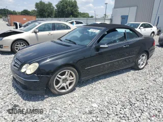 2004 Mercedes-Benz CLK-Class AMG with VIN WDBTK76G14T031801, listed as a Copart auction lot 54150745 with 157,587 mi miles and Clean Title. Bid and sale history available at carsss.com. Image 1.