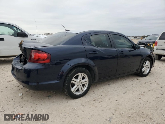 2013 Dodge Avenger SXT with VIN 1C3CDZCB5DN684057, listed as a Copart auction lot 44350765 with 194,667 mi miles and Salvage Title. Bid and sale history available at carsss.com. Image 3.