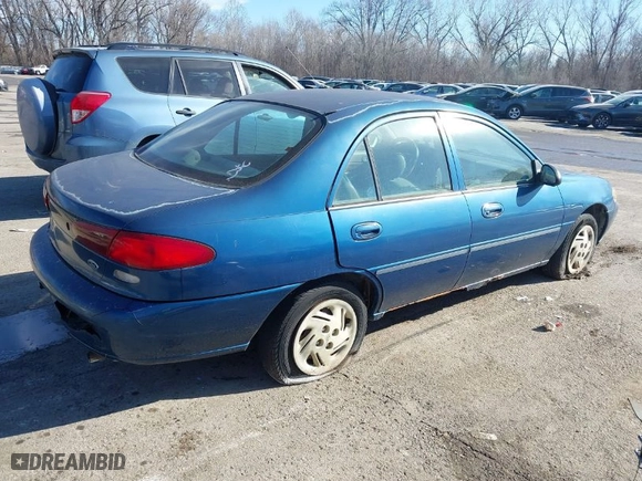 1998 Ford Escort SE with VIN 1FAFP13P4WW288248, listed as a IAAI auction lot 41456179 with 223155 miles. Bid and sale history available at carsss.com. Image 4.