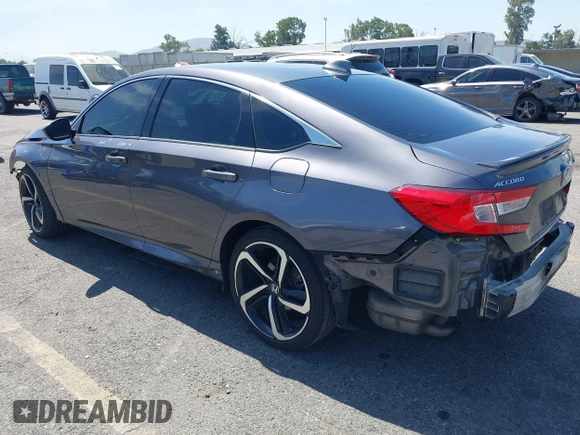 2020 Honda Accord Sport z VIN 1HGCV1F37LA017755, wystawiony jako IAAI lot #42267090 z przebiegiem 66 435 mil mil oraz . Historia ofert i sprzedaży dostępna na DreamBid. Obrazek 3.