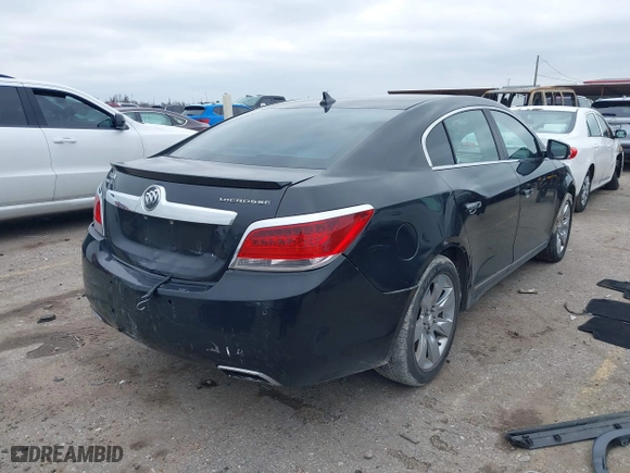 2012 Buick LaCrosse Premium 3 with VIN 1G4GH5E39CF112218, listed as a IAAI auction lot 41621610 with 166,521 mi miles. Bid and sale history available at carsss.com. Image 4.