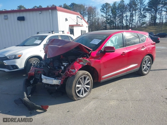 2019 Acura RDX w/Technology Pkg with VIN 5J8TC1H51KL025454, listed as a IAAI auction lot 41671946 with 91,017 mi miles. Bid and sale history available at carsss.com. Image 17.