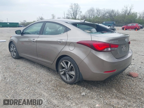 2015 Hyundai Elantra SE z VIN 5NPDH4AE5FH570745, wystawiony jako IAAI lot #42000971 z przebiegiem 136 636 mil mil oraz . Historia ofert i sprzedaży dostępna na DreamBid. Obrazek 3.