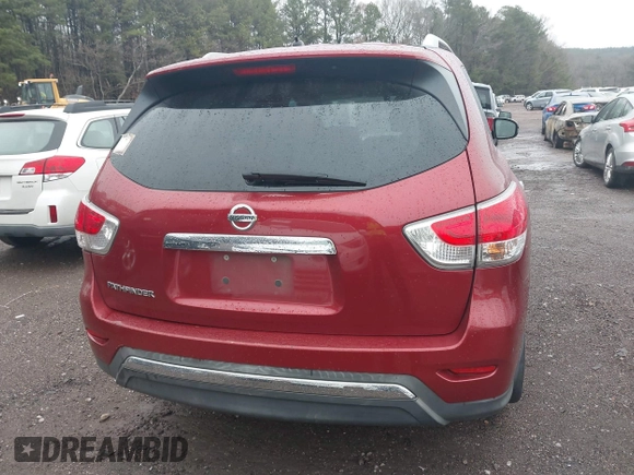 2015 Nissan Pathfinder S with VIN 5N1AR2MN9FC689700, listed as a IAAI auction lot 41561038 with 161,038 mi miles. Bid and sale history available at carsss.com. Image 16.