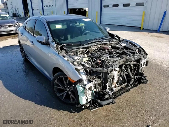 2018 Honda Civic Hatchback Sport with VIN SHHFK7H47JU239633, listed as a Copart auction lot 47237765 with 89,874 mi miles and Salvage Title. Bid and sale history available at carsss.com. Image 14.