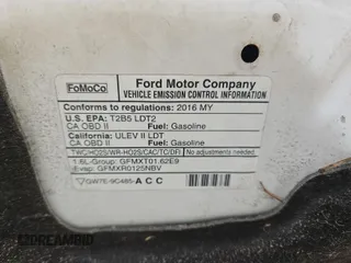 2016 Ford Escape SE с VIN 1FMCU9GX0GUB00929, выставлен на аукционе IAAI как лот 42503267 с пробегом 95 079 миль миль и . История ставок и продаж доступна на DreamBid. Изображение 21.
