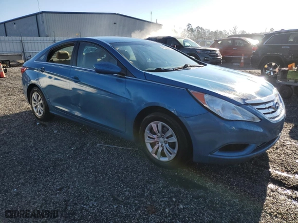 2012 Hyundai Sonata GLS with VIN 5NPEB4AC5CH320261, listed as a Copart auction lot 48255965 with 107,631 mi miles and Salvage Title. Bid and sale history available at carsss.com. Image 4.