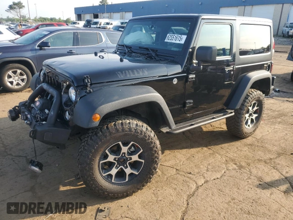 2016 Jeep Wrangler Black Bear with VIN 1C4AJWAG3GL152279, listed as a Copart auction lot 62551615 with 50,756 mi miles and Clean title. Bid and sale history available at DreamBid. Image 1.