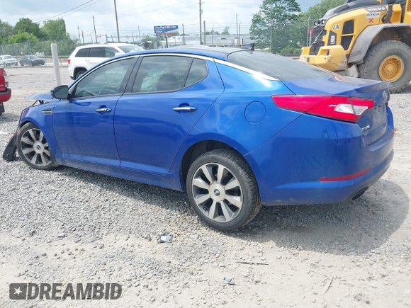 2013 Kia Optima SX with VIN 5XXGR4A63DG137405, listed as a IAAI auction lot 42320004 with 132,150 mi miles and . Bid and sale history available at DreamBid. Image 3.