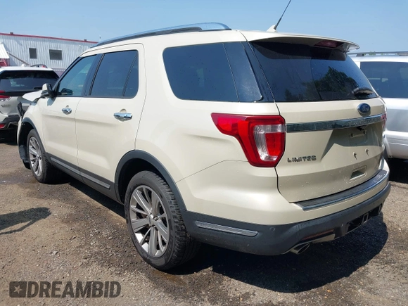 2018 Ford Explorer Limited z VIN 1FM5K8F87JGB05313, wystawiony jako IAAI lot #42436679 z przebiegiem 82 362 mil mil oraz . Historia ofert i sprzedaży dostępna na DreamBid. Obrazek 3.