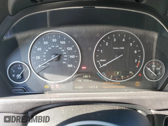 2016 BMW 4 Series 435i xDrive z VIN WBA4B3C59GG529000, wystawiony jako Copart lot #86324874 z przebiegiem 91 626 mil mil oraz Szkoda całkowita • Salvage title. Historia ofert i sprzedaży dostępna na DreamBid. Obrazek 9.