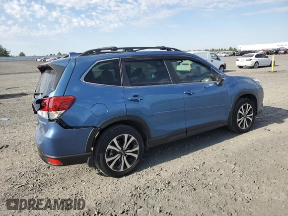 2022 Subaru Forester Limited with VIN JF2SKAPC8NH428501, listed as a Copart auction lot 65757575 with 21,463 mi miles and Salvage title. Bid and sale history available at DreamBid. Image 3.