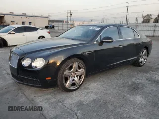 2015 Bentley Flying Spur V8 with VIN SCBET9ZA3F8049204, listed as a Copart auction lot 86542244 with 96,851 mi miles and Salvage Title. Bid and sale history available at DreamBid. Image 1.