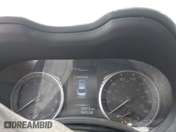2021 Infiniti Q50 Luxe with VIN JN1EV7BP1MM705935, listed as a IAAI auction lot 42259901 with 52,813 mi miles and . Bid and sale history available at DreamBid. Image 7.