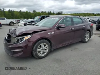 2016 Kia Optima LX with VIN 5XXGT4L39GG110623, listed as a Copart auction lot 58173915 with 139,507 mi miles and Salvage title. Bid and sale history available at DreamBid. Image 1.