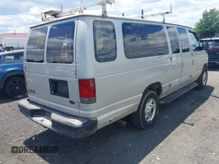 2003 Ford Econoline Passenger XL with VIN 1FBSS31L13HB82587, listed as a IAAI auction lot 42314787 with 217,431 mi miles and . Bid and sale history available at DreamBid. Image 4.