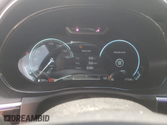 2022 Genesis GV70 Sport with VIN KMUMCDTC5NU036592, listed as a Copart auction lot 57786223 with 17,158 mi miles and Non repairable. Bid and sale history available at DreamBid. Image 9.