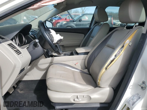 2012 Mazda CX-9 Touring with VIN JM3TB3CA3C0336475, listed as a Copart auction lot 47090375 with 227,890 mi miles and Salvage title. Bid and sale history available at DreamBid. Image 7.