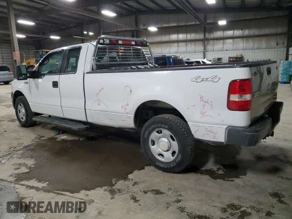 2007 Ford F-150 XL with VIN 1FTVX14527NA78614, listed as a Copart auction lot 45945555 with 297,404 mi miles and Salvage Title. Bid and sale history available at carsss.com. Image 2.