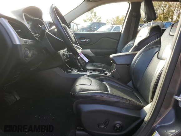 2017 Jeep Cherokee Trailhawk L Plus with VIN 1C4PJMBS1HD237067, listed as a Copart auction lot 77696854 with 102,160 mi miles and Salvage Title. Bid and sale history available at carsss.com. Image 7.