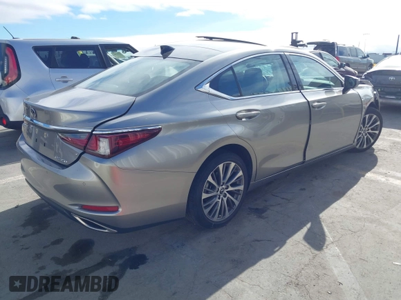2019 Lexus ES with VIN 58ABZ1B15KU025163, listed as a IAAI auction lot 41890309 with 1 mi miles. Bid and sale history available at carsss.com. Image 4.